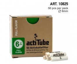 Filtry ActiTube EXTRASLIM, 6mm - 50ks v balení | box 10ks